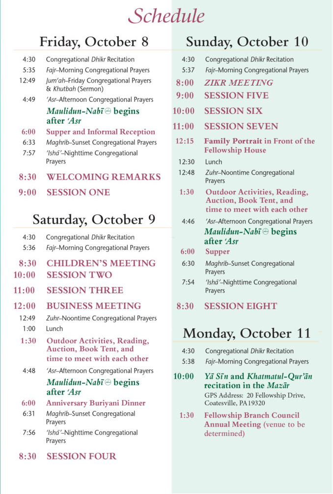 2021-Anniversary-Invite-schedule-final – Bawa Muhaiyaddeen Fellowship